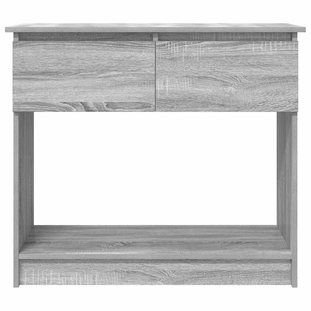 Console Table with Drawers Grey Sonoma 85.5x38.5x74.5 cm